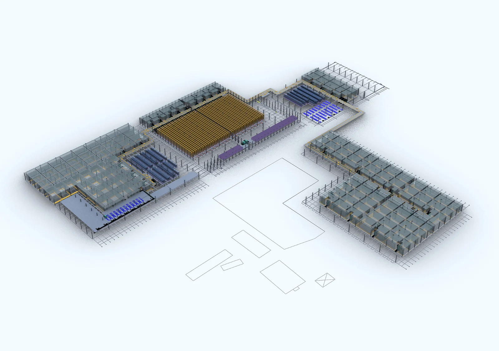 High-speed distribution centre